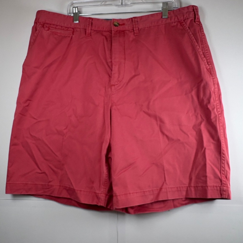 Polo Ralph Lauren Men's Relaxed Fit Chino 100% Cotton Pink Shorts Sz 40‎